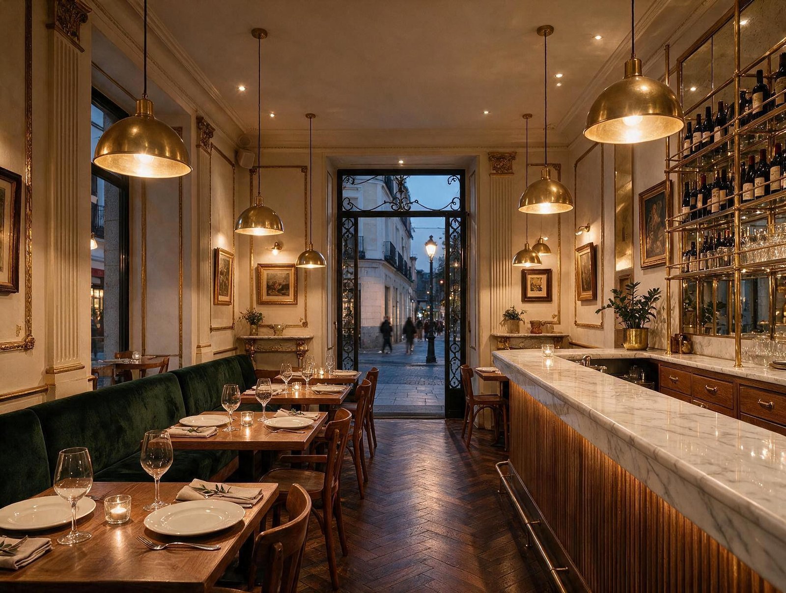 Restaurante en Chamberí después de la reforma integral